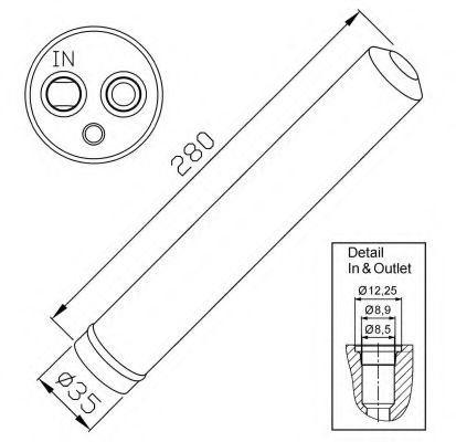 Осушитель кондиционера NRF 33302