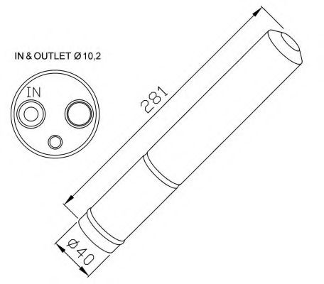 Осушитель кондиционера NRF 33304