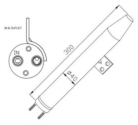 Осушитель кондиционера NRF 33306
