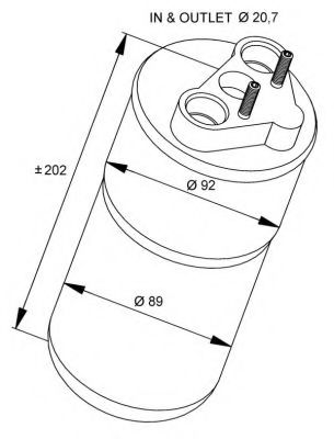 Осушитель кондиционера NRF 33318