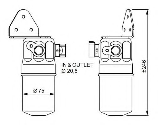 Осушитель кондиционера NRF 33334