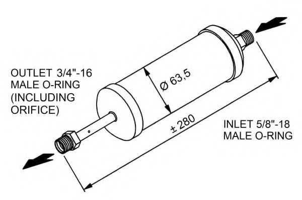 Осушитель кондиционера NRF 33337 Осушитель кондиционера NRF 33337
