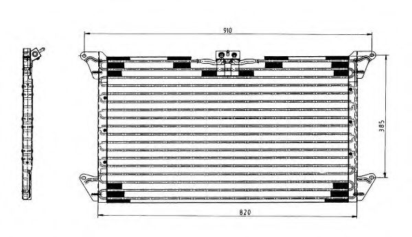 Радиатор кондиционера NRF 35062