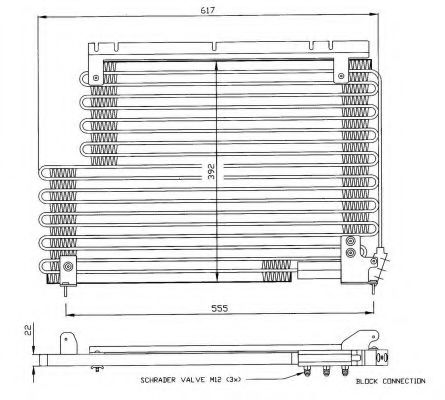 Радиатор кондиционера NRF 35192