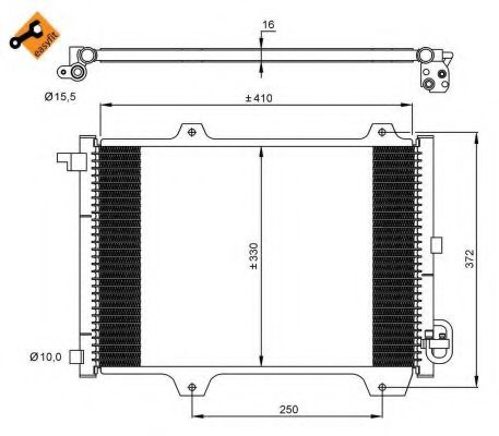 Радиатор кондиционера NRF 35907 Радиатор кондиционера NRF 35907