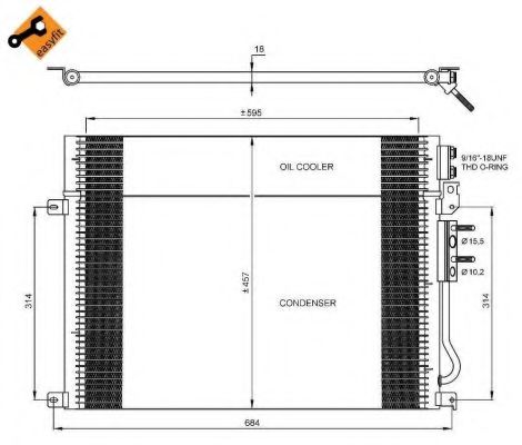 Радиатор кондиционера NRF 35920 Радиатор кондиционера NRF 35920