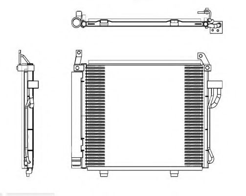 Радиатор кондиционера NRF 35992 Радиатор кондиционера NRF 35992