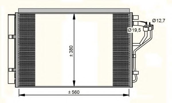 Радиатор кондиционера NRF 35996 Радиатор кондиционера NRF 35996