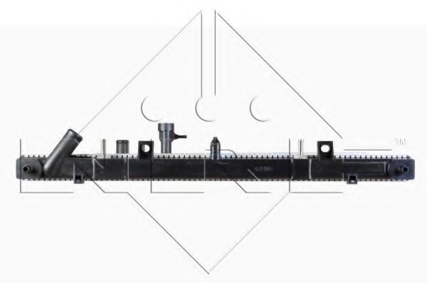 Радиатор охлаждения двигателя NRF 50147 Радиатор охлаждения двигателя NRF 50147