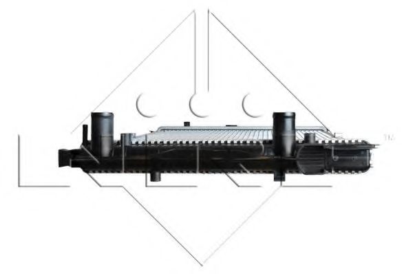 Радиатор охлаждения двигателя NRF 509515