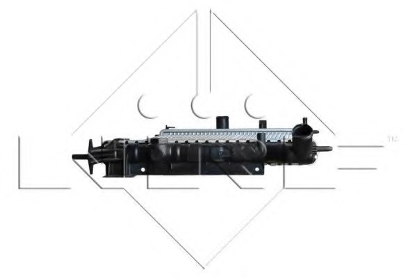 Радиатор охлаждения двигателя NRF 509516 Радиатор охлаждения двигателя NRF 509516