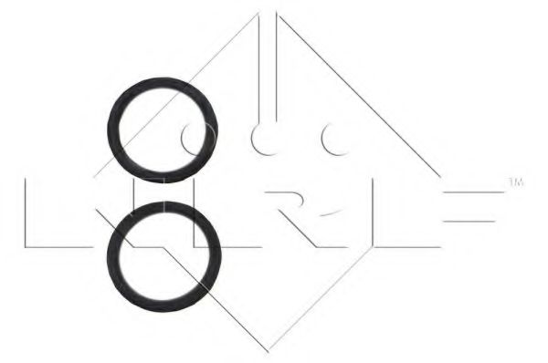 Радиатор охлаждения двигателя NRF 509529