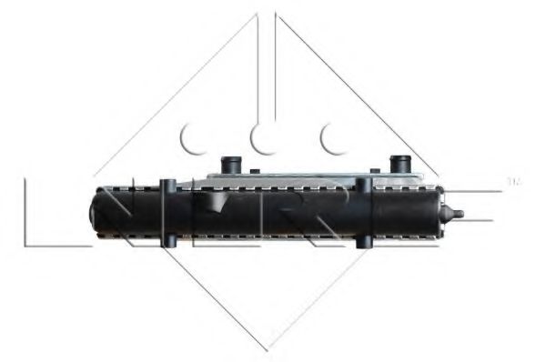 Радиатор охлаждения двигателя NRF 529501 Радиатор охлаждения двигателя NRF 529501