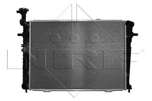 Радиатор охлаждения двигателя NRF 53342