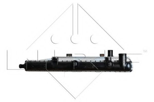Радиатор охлаждения двигателя NRF 53531