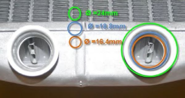 Радиатор печки NRF 54210
