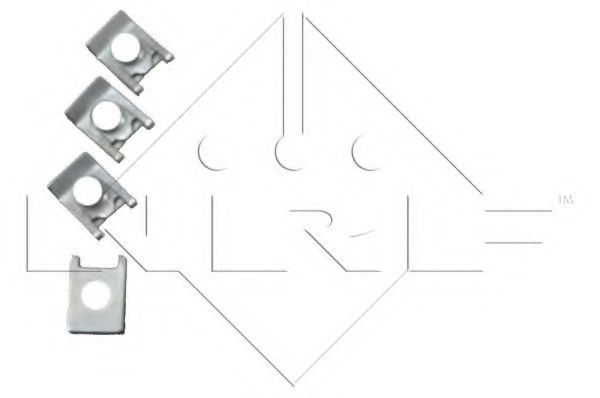 Радиатор охлаждения двигателя NRF 55317