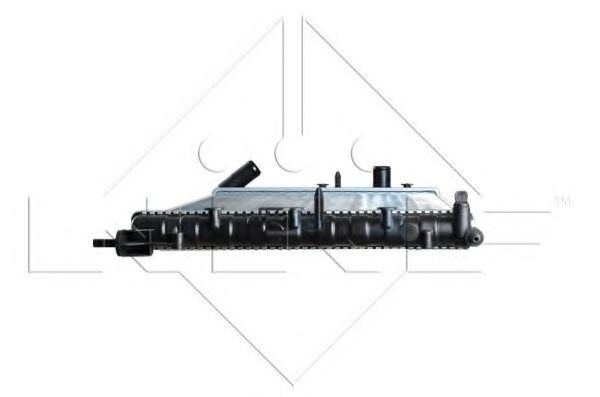 Радиатор охлаждения двигателя NRF 58025 Радиатор охлаждения двигателя NRF 58025