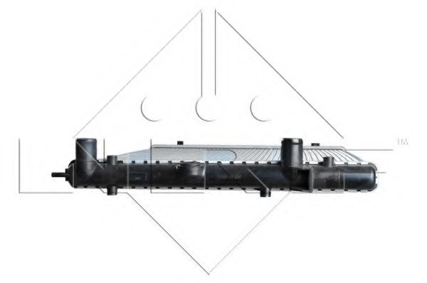 Радиатор охлаждения двигателя NRF 58027 Радиатор охлаждения двигателя NRF 58027