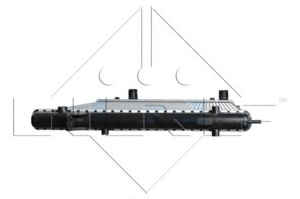 Радиатор охлаждения двигателя NRF 58027
