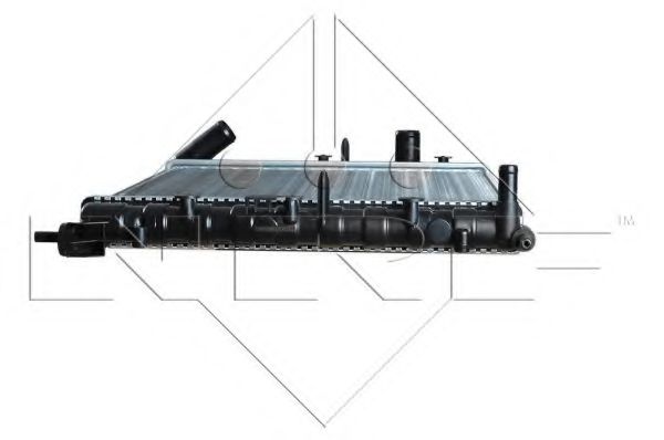 Радиатор охлаждения двигателя NRF 58196