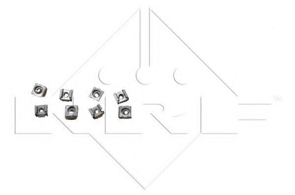 Радиатор охлаждения двигателя NRF 58209