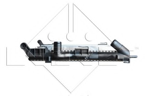 Радиатор охлаждения двигателя NRF 58374