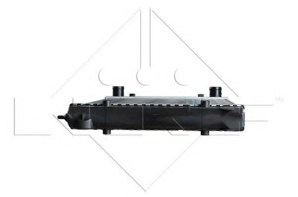 Радиатор охлаждения двигателя NRF 58696 Радиатор охлаждения двигателя NRF 58696
