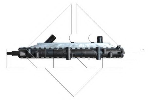 Радиатор охлаждения двигателя NRF 58785