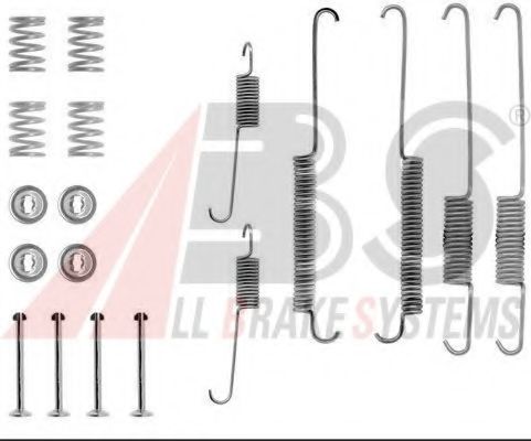 Ремкомплект барабанных колодок A.B.S. 0640Q