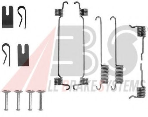 Ремкомплект барабанных колодок A.B.S. 0772Q