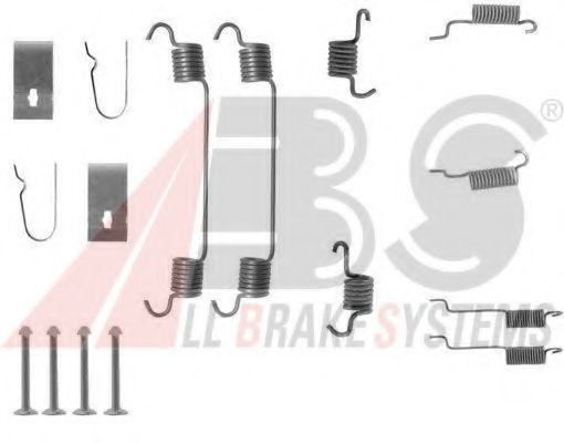 Ремкомплект барабанных колодок abs 0790Q