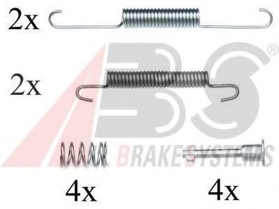 Ремкомплект барабанных колодок A.B.S. 0826Q