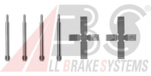 Скобы тормозных колодок A.B.S. 0980Q