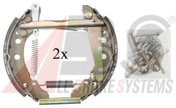 Тормозные колодки барабанные A.B.S. 111400