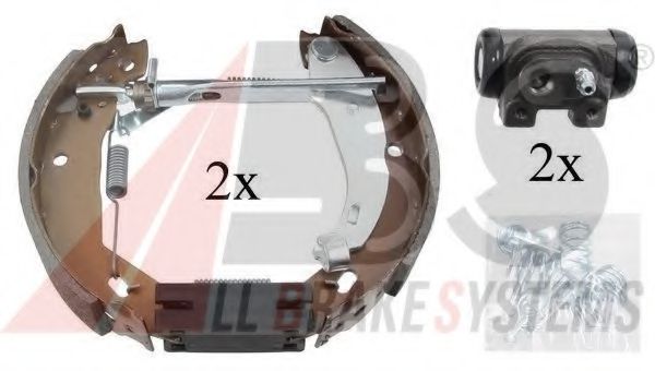 Тормозные колодки барабанные A.B.S. 111403