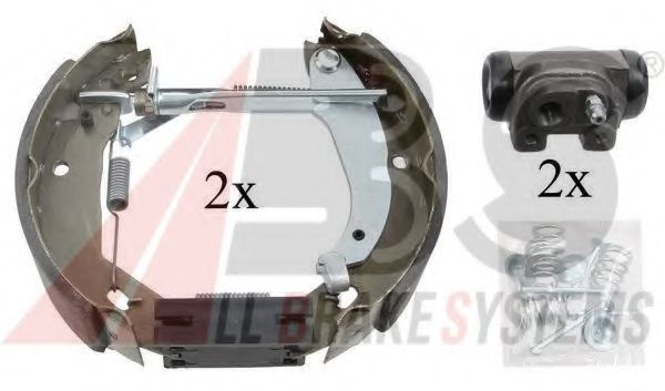 Тормозные колодки барабанные A.B.S. 111405