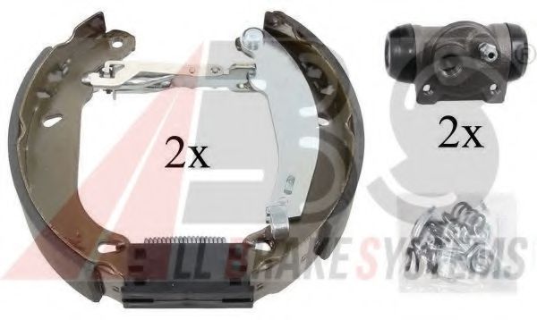 Тормозные колодки барабанные A.B.S. 111407