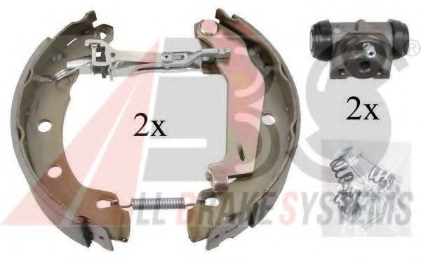 Тормозные колодки барабанные A.B.S. 111412