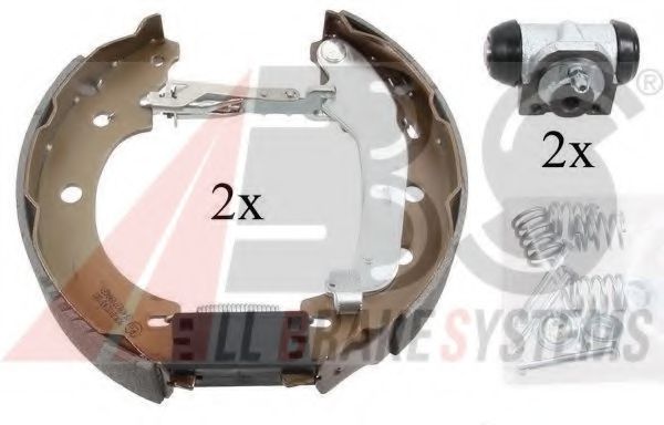 Тормозные колодки барабанные A.B.S. 111414