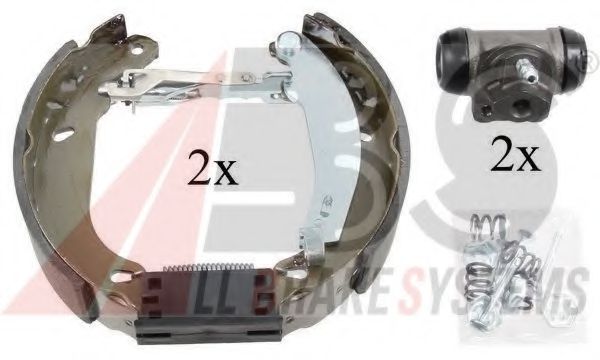 Тормозные колодки барабанные A.B.S. 111416