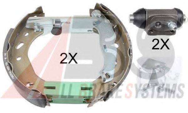 Тормозные колодки барабанные A.B.S. 111427