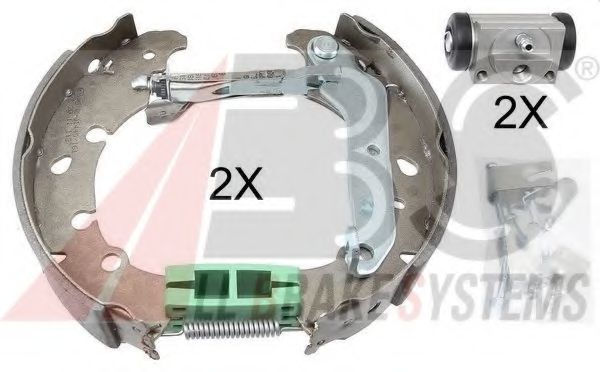 Тормозные колодки барабанные A.B.S. 111428