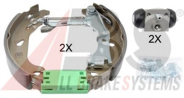 Тормозные колодки барабанные A.B.S. 111447
