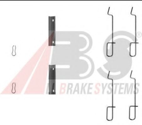 Скобы тормозных колодок A.B.S. 1125Q