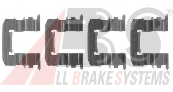 Скобы тормозных колодок A.B.S. 1184Q