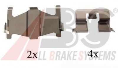 Скобы тормозных колодок A.B.S. 1206Q