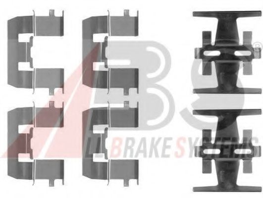 Скобы тормозных колодок A.B.S. 1208Q