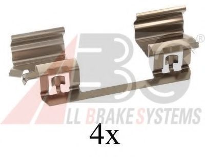 Скобы тормозных колодок A.B.S. 1234Q