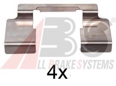 Скобы тормозных колодок A.B.S. 1235Q